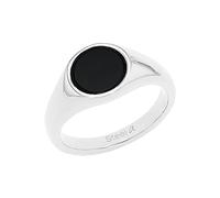 Amor Anello in acciaio inox, unisex, da uomo, nero, in confezione regalo, 2037297, 26 (21,0), Acciaio inossidabile, Senza pietre