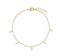 amor - Bracciale da Donna in Argento 925 - Placcato Oro/Dorato - con Zircone - AMR-B0013