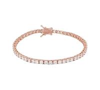 amor - Bracciale da Donna in Argento 925 - Placcato Oro rosa/Dorato - con Zircone - AMR-B0040
