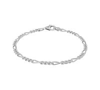 amor Bracciale in Argento 925 Unisex Ladies Gents Arm Jewellery, 19 cm, Argento, Viene fornito in una scatola regalo per gioielli