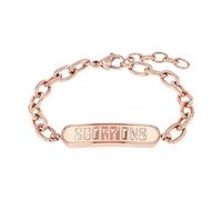 Amor Bracciale Scorpions in acciaio inox/nylon, unisex, per uomo e donna, in confezione coordinata, Mittelgroße, Acciaio inossidabile, Nessuna pietra preziosa