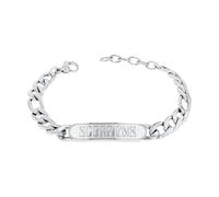 Amor Bracciale Scorpions in acciaio inox/nylon, unisex, per uomo e donna, in confezione coordinata, Mittelgroße, Acciaio inossidabile, Nessuna pietra preziosa