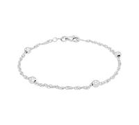amor - Bracciale Unisex Donna Uomo in Argento 925 - Ciondolo a Sfera - AMR-B0076