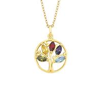 Amor - Catena per collana argento zirconia_cubica Donna, Multicolor, 42+3 - 2022096