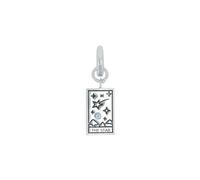 amor - Ciondolo Charm da Donna in Argento 925 - con Zircone - Design a Carte dei Tarocchi - AMR-P0092