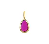 amor - Ciondolo per Catenina da Donna in Oro 375 - con Vetro - AMR-P0082