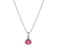 Amor Collana con ciondolo in argento 925 Collana per bambini, 35+3 cm, argento, coccinella, Fornita in confezione regalo per gioielli, 2021195