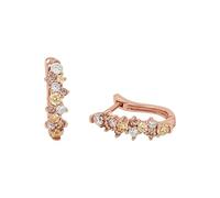 amor Creoles Orecchini da Donna in Argento 925, con zirconi sintetici, 1,7 cm, Rosé, in confezione regalo
