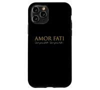 Amor Fati Amore del Destino Filosofia Stoica Citazione Latina Top Custodia per iPhone 11 Pro