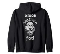 Amor Fati - Marco Aurelio - Vintage Felpa con Cappuccio