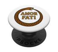 Amor Fati Ouroboros Filosofia stoica PopSockets PopGrip Adesivo