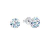 AMOR - Orecchini Bambini - Unisex in Argento 925 - con Preciosa - Orecchino a Perno - AMR-E0087