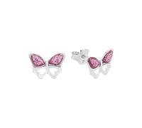 AMOR - Orecchini Bambini - Unisex in Argento 925 - Orecchino a Perno a Farfalla - AMR-E0090