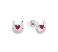 AMOR - Orecchini Bambini - Unisex in Argento 925 - Orecchino a Perno a Ferro di Cavallo - AMR-E0083
