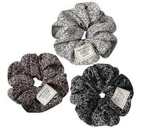 AMOR SPES Set di 3 elastici per capelli con stampa floreale, fasce per capelli, accessori per capelli da donna