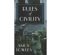 Amor Towles Rules of Civility (Copertina rigida) Thorndike Reviewers' Choice