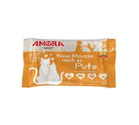 AMORA Cat Flowpack Mousse Fine Ricca Di Tacchino 40 X 100G