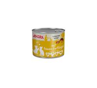 AMORA Cat Lattina Carne Pur per Gattini Con Pollame 6 X 200g (15,75 €/ KG)