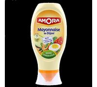 Amora - Mayonnaise à la Moutarde de Dijon - Le flacon de 415g - (pour la quantité Plus Que 1 Nous Vous remboursons Le Port supplémentaire)
