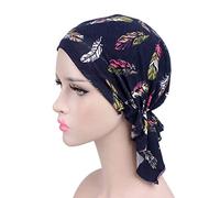 Amorar Cappello Chimio, Donne Sciarpa in Cotone Turbante Bandana Sciarpe Testa Cappello Hijab Hairband Prelegato Perdita di Capelli Fascia elastica per Il Cancro