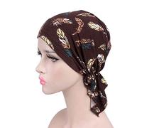 Amorar Cappello Chimio, Donne Sciarpa in Cotone Turbante Bandana Sciarpe Testa Cappello Hijab Hairband Prelegato Perdita di Capelli Fascia elastica per Il Cancro