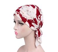 Amorar Cappello Chimio, Donne Sciarpa in Cotone Turbante Bandana Sciarpe Testa Cappello Hijab Hairband Prelegato Perdita di Capelli Fascia elastica per Il Cancro