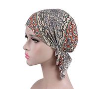 Amorar Cappello Chimio, Donne Sciarpa in Cotone Turbante Bandana Sciarpe Testa Cappello Hijab Hairband Prelegato Perdita di Capelli Fascia elastica per Il Cancro