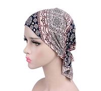 Amorar Cappello Chimio, Donne Sciarpa in Cotone Turbante Bandana Sciarpe Testa Cappello Hijab Hairband Prelegato Perdita di Capelli Fascia elastica per Il Cancro