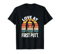 Amore al Primo Putt Golf Romance Maglietta
