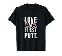 Amore al Primo Putt Golf Romance Maglietta