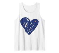 Amore Alaska Stato Cuore Bandiera Canotta