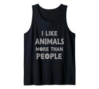 Amore Animali Citazioni Mi piacciono Gli Animali più delle Persone Animali Canotta