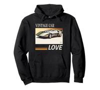 Amore Auto d'Epoca (Grafica Auto Classica) Felpa con Cappuccio