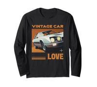 Amore Auto d'Epoca (Grafica Auto Classica) Maglia a Manica