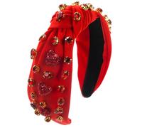 Amore barocco diamante fascia donna rosso a tesa larga spugna gioielli per capelli, strass amore