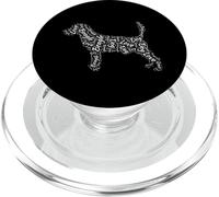 Amore Beagle Hound Cane Silhouette Parola Nuvola Pet Proprietario PopSockets PopGrip per MagSafe