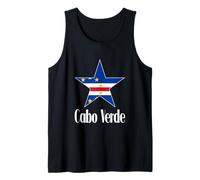 Amore Cabo Capo Verde Con Capo Verde Bandiera Independence Day Canotta