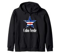 Amore Cabo Capo Verde Con Capo Verde Bandiera Independence Day Felpa con Cappuccio