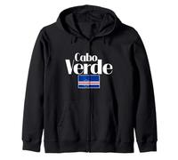 Amore Cabo Capo Verde Con Capo Verde Bandiera Independence Day Felpa con Cappuccio