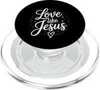 Amore come Gesù Messaggio di fede cristiana PopSockets PopGrip per MagSafe