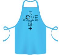 Amore Con la Croce Cristianità Cristo Cotone Grembiule 100% Biologico
