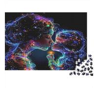 Amore Cosmico Puzzles 1000 Pezzi Carta riciclata per adulti Puzzle per adulti Gioco difficile stimolante Gioco educativo per decompressione Ottima idea regalo 38x26cm/1000pcs
