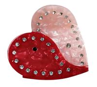 Amore Cuore Artiglio Dei Capelli Per Le Donne Acido Acetato Forte Morsetto Pinza Artiglio Dei Capelli Clip di Styling Dei Capelli Francese