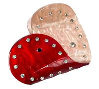 Amore Cuore Artiglio Dei Capelli Per Le Donne Acido Acetato Forte Morsetto Pinza Artiglio Dei Capelli Clip di Styling Dei Capelli Francese