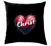 Amore Cuore Cristo - Cuscino - Pregare Religion Natale Chiesa Gesù