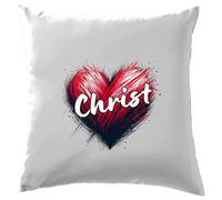 Amore Cuore Cristo - Cuscino - Pregare Religion Natale Chiesa Gesù