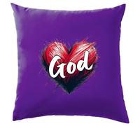 Amore Cuore Dio - Cuscino - Pregare Chiesa Love Dio Gesù Religione Padre