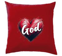 Amore Cuore Dio - Cuscino - Pregare Chiesa Love Dio Gesù Religione Padre