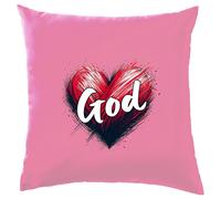 Amore Cuore Dio - Cuscino - Pregare Chiesa Love Dio Gesù Religione Padre