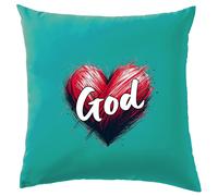 Amore Cuore Dio - Cuscino - Pregare Chiesa Love Dio Gesù Religione Padre